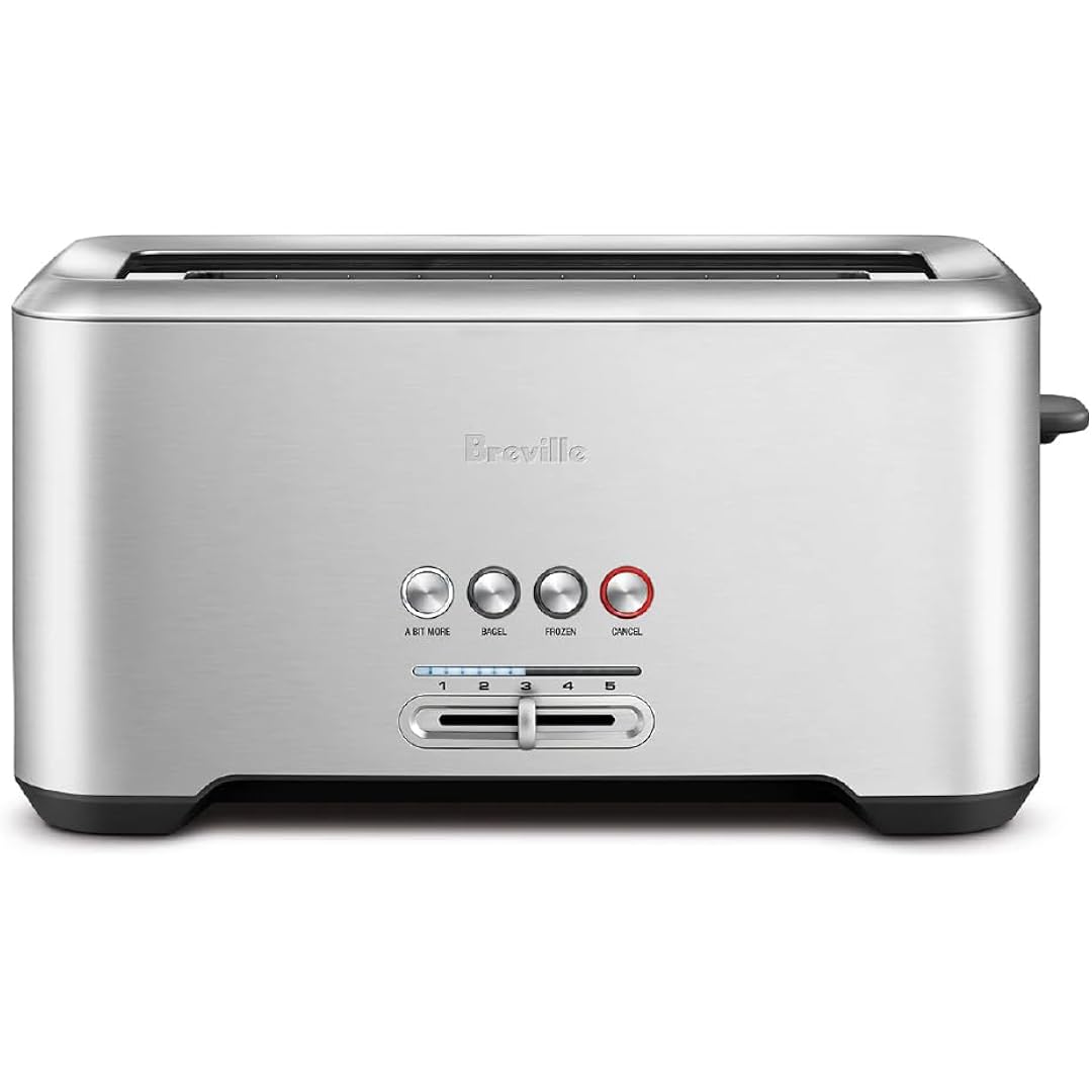 Breville Bta730Xl Bit More Toaster, 4 Slice, Brushed Stainless Steel