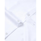 Jemitop Men'S Stretch Wrinkle Free Dress Shirt Formal Prom Wedding Long Sleeve Button Down Shirts