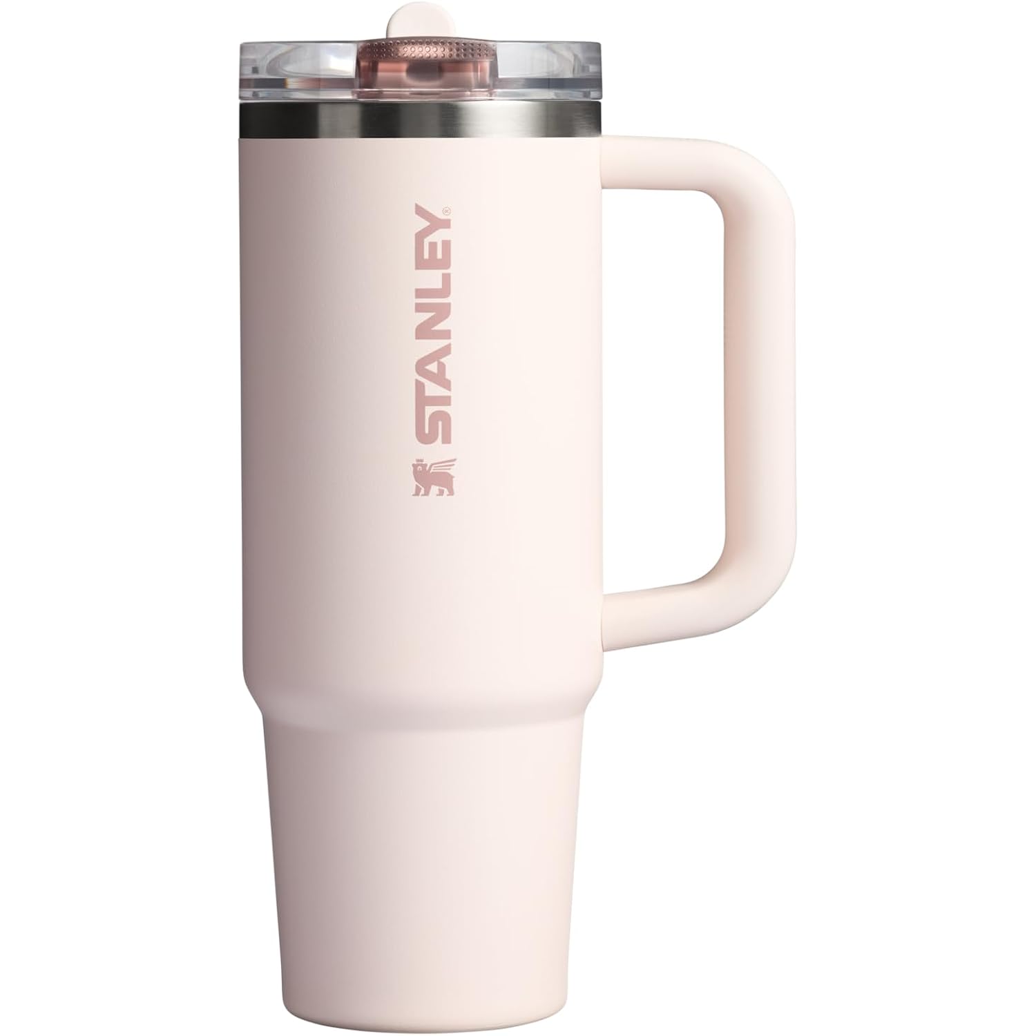 STANLEY Quencher ProTour Flip Straw Tumbler with Leakproof Lid 30 oz | Built-in Straw and Handle | Cup Holder Compatible for Travel | insulated Stainless Steel Cup | BPA-Free | Rose Quartz