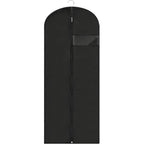 Dress Bags For Gowns Long, 60'' Garment Bags For Hanging Clothes, Suit Bag Cover For Storage And Travel (Black)