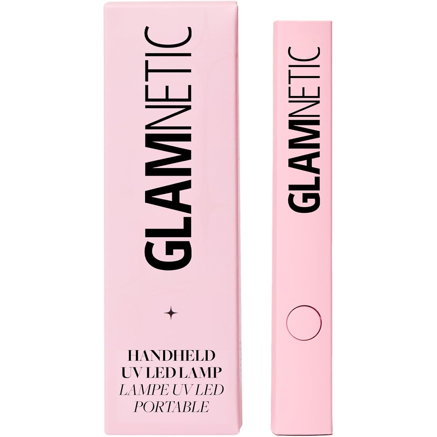 Glamnetic Handheld UV LED Lamp | Compact, Travel-Fiendly Curing Lamp for Nails | Lightweight & Easy to Use | USB Compatible