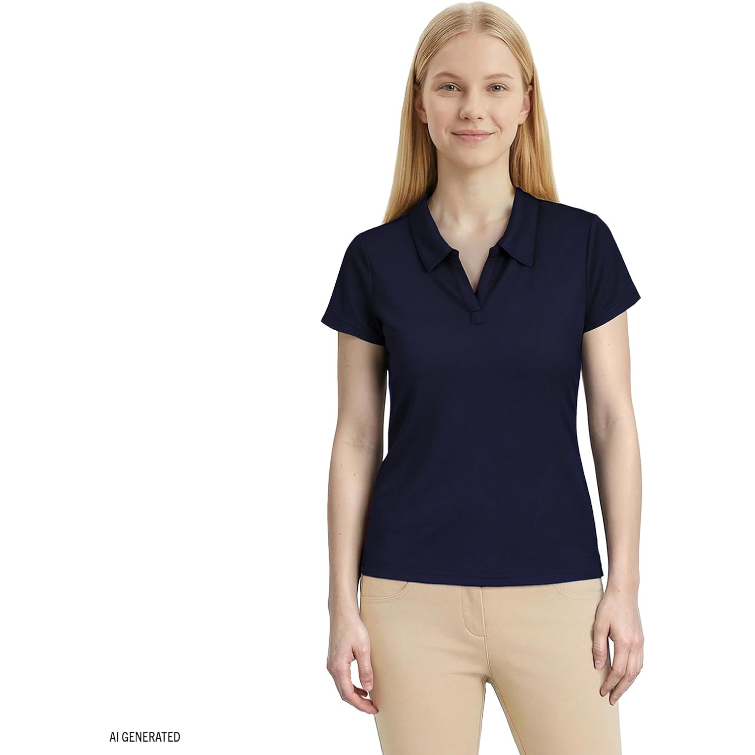 Izod Women'S Uniform Short Sleeve Polo Shirt, Button Closure, Moisture Wicking Performance Material & Fade Resistant