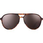 goodr Polarized Aviator Sunglasses, Large Sized (Mach G), UV400 Protection, No Slip, No Bounce Amelia Earhart Ghosted Me