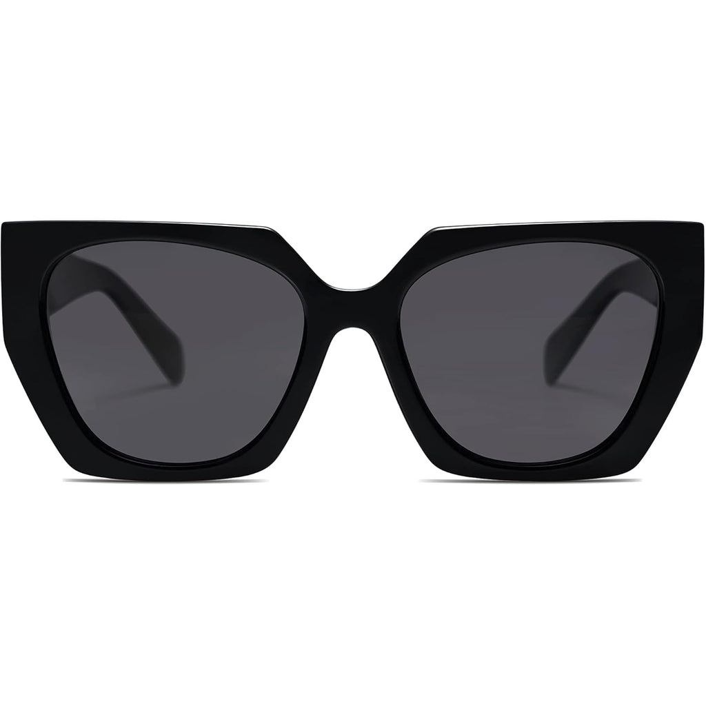 SOJOS Large Oversized Polarized Sunglasses for Women, Big Designer Womens Trendy Square Shades SJ2205