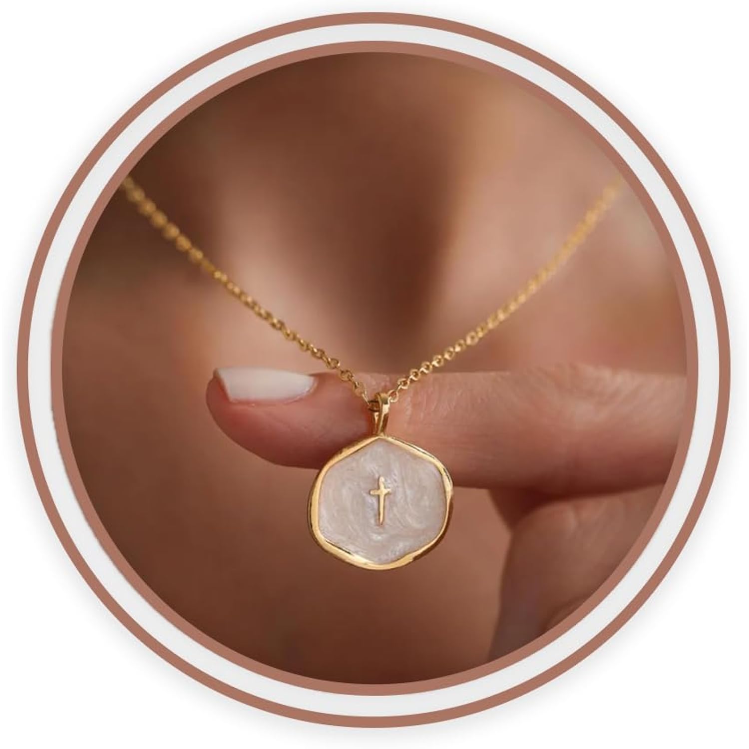 Quietsun Teens Girl Gifts Gold Cross Necklaces Women Teenage Confirmation Gift 8 10 12 Year Old Birthday Daughter Her Christian Baptism Faith 2026 Christmas Stocking Stuffer Valentines Day Easter