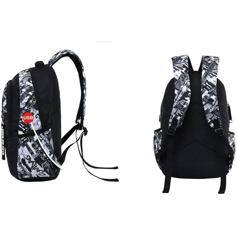 Asge School Backpack For Boys Print Backpack Teenagers Nylon Large School Bag Outdoor Reflective Daypack