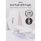 ohora Care LED Lamp for Semi Cured Gel Nail Strips - 6W Max, 2 Timers (45s / 60s), Portable Lamp for Curing Gel Nail Art, For Gel Stickers and Strips Only
