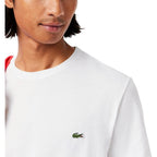 Lacoste Men'S Short Sleeve Pima Jersey Crew Neck Tee