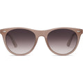 SOJOS Classic Polarized Sunglasses for Women Men Small UV400 Lenses SJ2076 Milky Light Brown