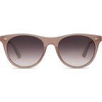 SOJOS Classic Polarized Sunglasses for Women Men Small UV400 Lenses SJ2076 Milky Light Brown