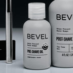 Bevel Pre Shave Oil for Men with Castor Oil, Olive Oil and Tea Tree Oil, Helps Soften Hair and Protect Skin from Irritation and Razor Burn, 2 Fl Oz