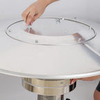 Patio Heater Reflector Shield, Aluminum Heat Reflector Shield Top For Propane Outdoor Heaters,Dome Replacement Parts(3-Hole Mount，33" Diameter Round)