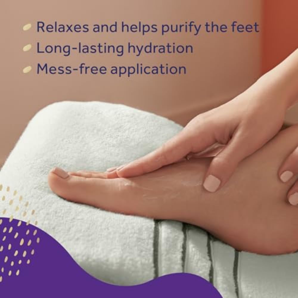 Amopé PediMask 20-Minute Foot Mask, Intensely Moisturizing Socks, Rejuvenates & Soothes, Self-Care, w/ Lavender Oil, Urea, a Blend of Moisturizers & Vitamin Complex for Long Lasting Hydration, 3 pair