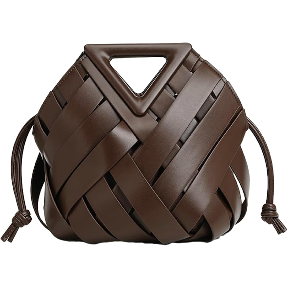 Vegan Leather Clutch Purses For Women Woven Small Crossbody Shoulder Bag Cute Top Handle Handbags Satchels 2026