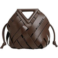 Vegan Leather Clutch Purses For Women Woven Small Crossbody Shoulder Bag Cute Top Handle Handbags Satchels 2026