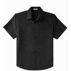Coofandy Big & Tall Shirts For Men Short Sleeve Button Down Casual Dress Shirts