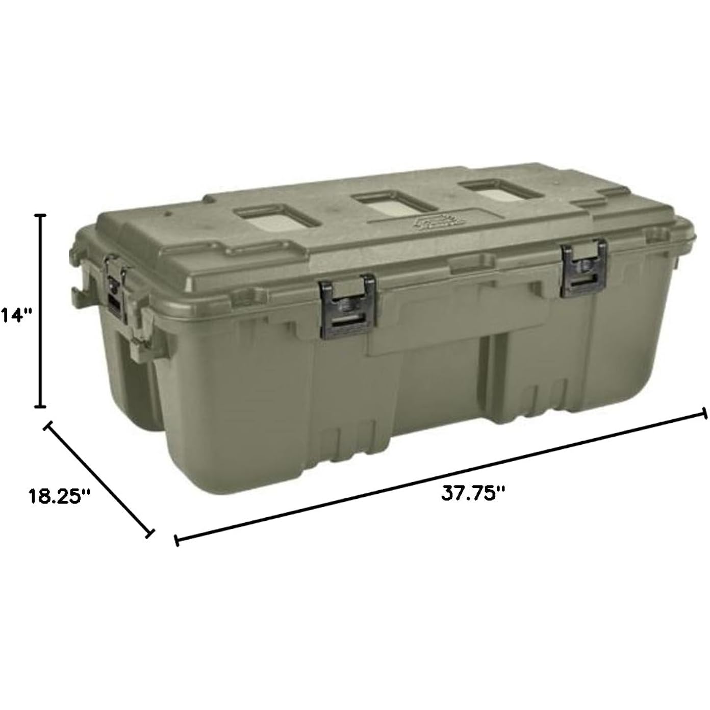 Plano Storage Trunk - 108 Quart W/ Wheels (1819) - Hunter Green