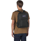 Jansport Cross Town Backpack 17" X 12.5" X 6" - Simple Bag For Everyone With 1 Main Compartment, Front Utility Pocket - Premium Class Accessories - Black