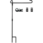 Garden Flag Stand-Holder-Pole With Flag Stopper And Clip Waterproof Powder-Coated Paint For House Flags,Decorative Yard Seasonal Flags