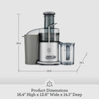 Breville Juice Fountain Plus Je98Xl, Silver