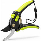 8.5" Professional Pruning Shears, Garden Clippers - Cuts 3X Easier Sharp Japanese Blade, Arthritis Friendly Garden Scissors For Seniors, Bonsai Cutters