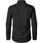 Jemitop Men'S Stretch Regular Fit Long Sleeve Dress Shirts Business Casual Button Down Shirts With Pocket