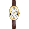 Mastop Bracelet Watch For Women - Elegant 24Mm Oval Dial Bangle Watch - Gold Jewelry Style Quartz Wristwatch - Dainty Vintage