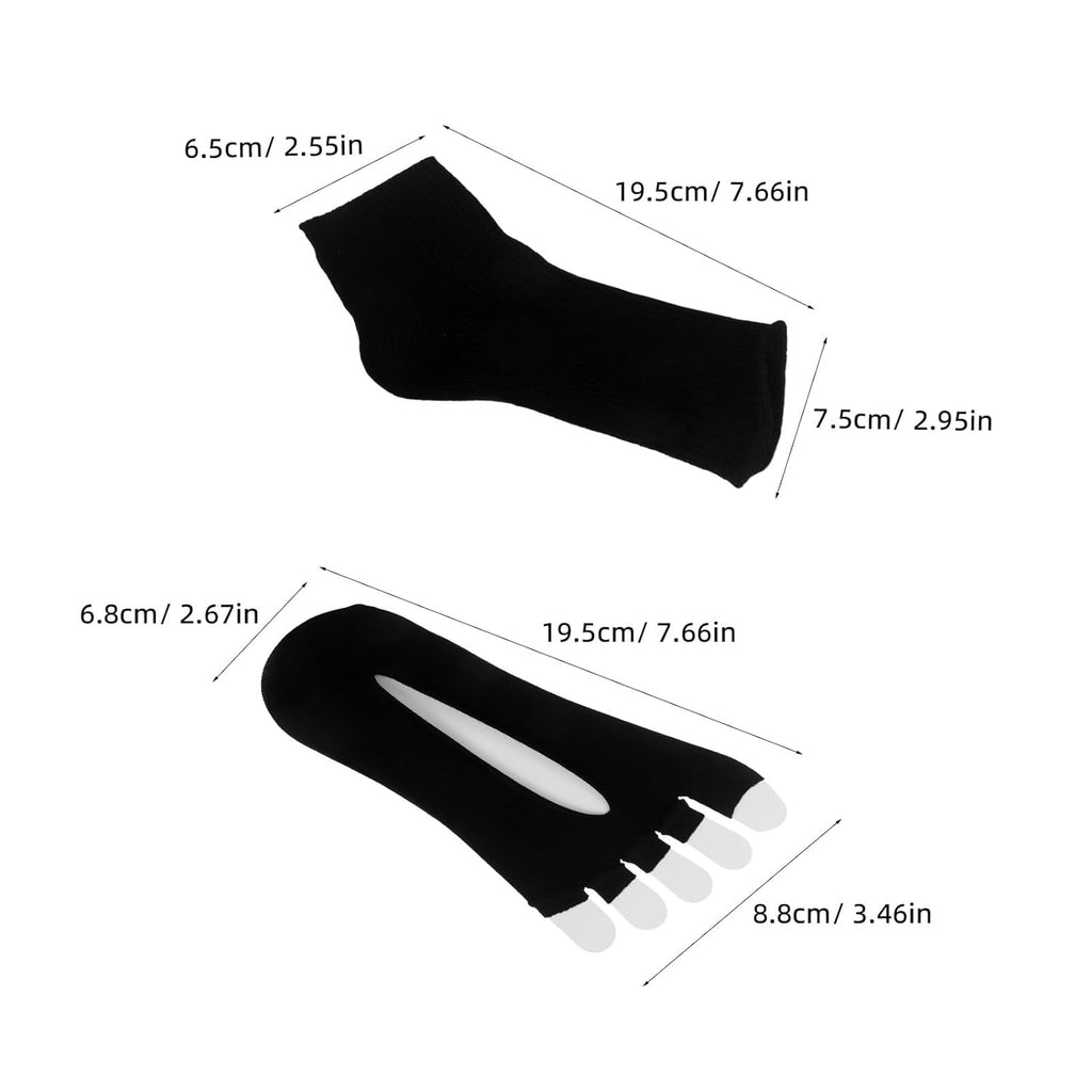 2pcs Uv Socks for Gel Pedicure Lamp - Anti Uv Foot Covers Nail Polish Guard for Women Spa Or Home Use - Home Salon Use Nails DIY Accessories