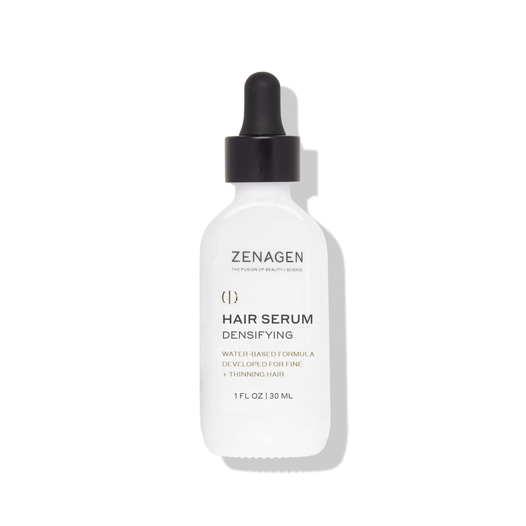 Zenagen Densifying Hair Serum For Fine + Thinning Hair | Boosts Hair Density, Strengthens & Nourishes Hair Follicles, Non-Greasy Water-Based Formula, Plant-Based, Vegan, All Hair Types