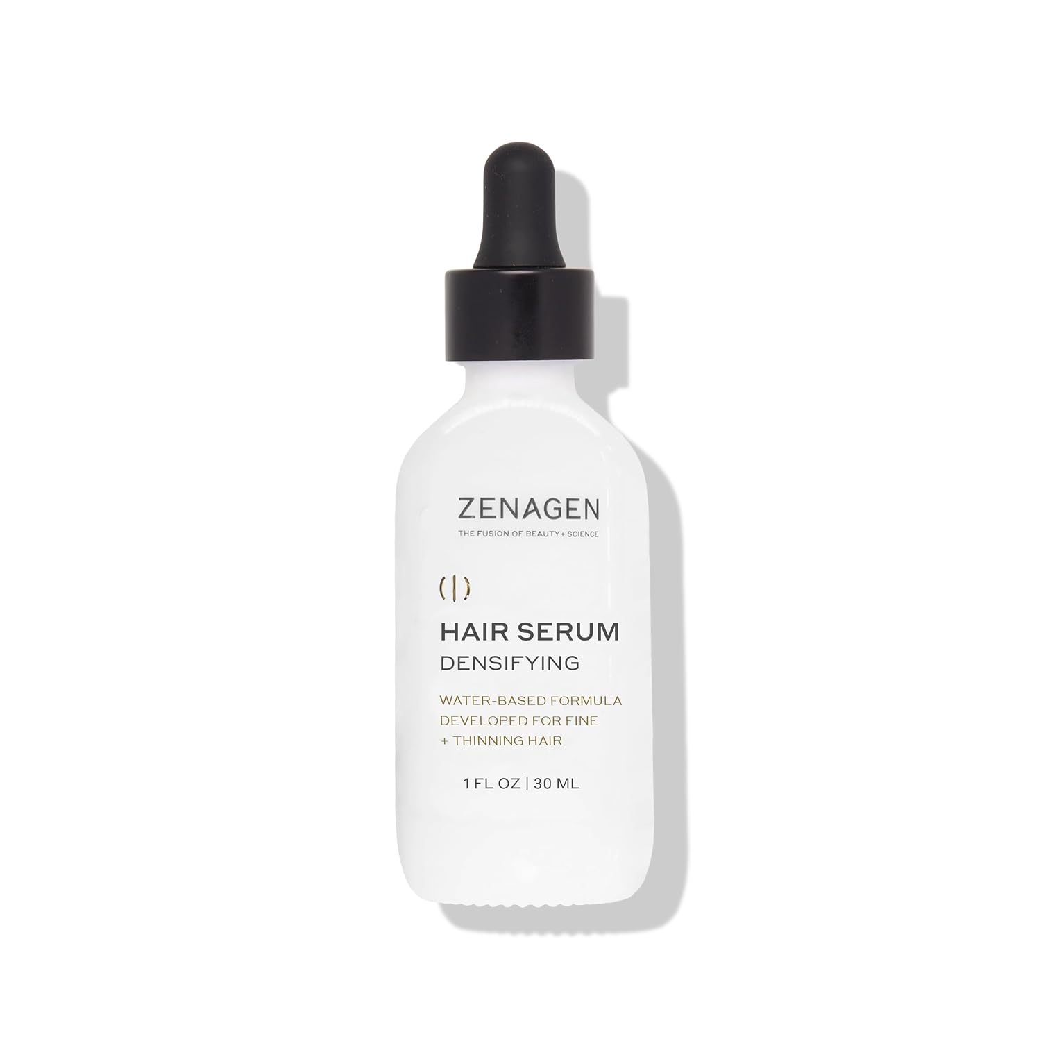 Zenagen Densifying Hair Serum For Fine + Thinning Hair | Boosts Hair Density, Strengthens & Nourishes Hair Follicles, Non-Greasy Water-Based Formula, Plant-Based, Vegan, All Hair Types