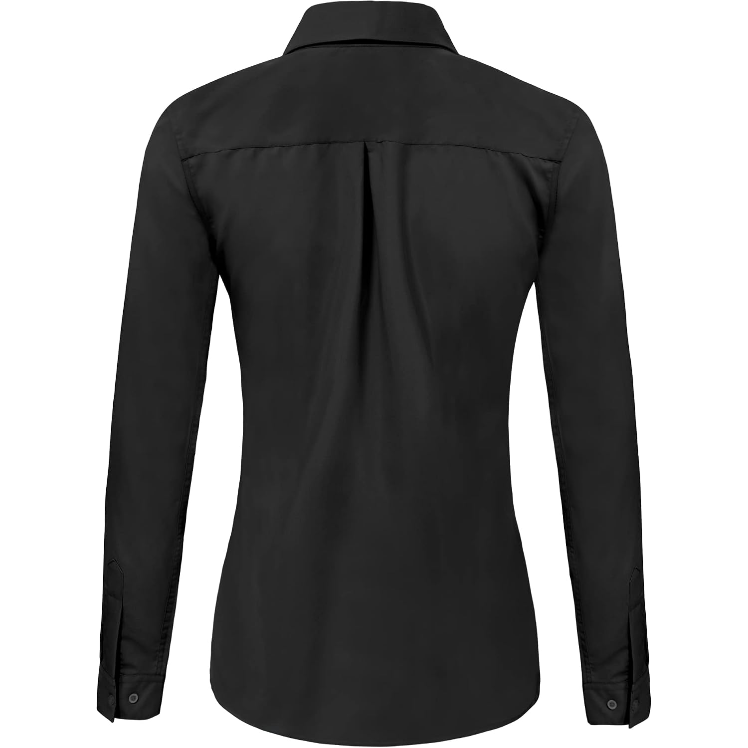 Ruisin Super Soft Wrinkle Free Button Down Shirts For Women Solid Long Sleeve Striped Formal Work Dress Blouses Tops