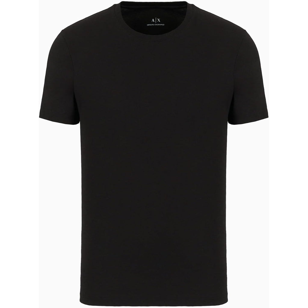 Armani Exchange Men'S Solid Colored Basic Pima Crew Neck