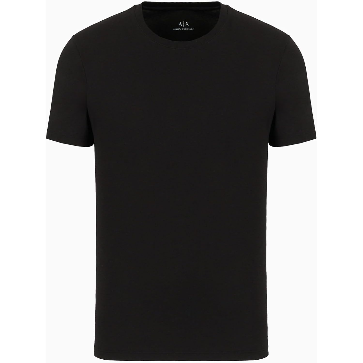 Armani Exchange Men'S Solid Colored Basic Pima Crew Neck