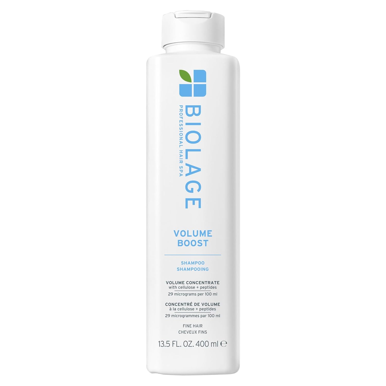 Biolage Volume Boost Shampoo for Fine Hair – Creates Lasting, Lightweight Volume, Root Lift & Shine, With Cellulose and Peptides, Vegan, Paraben and Silicone-Free