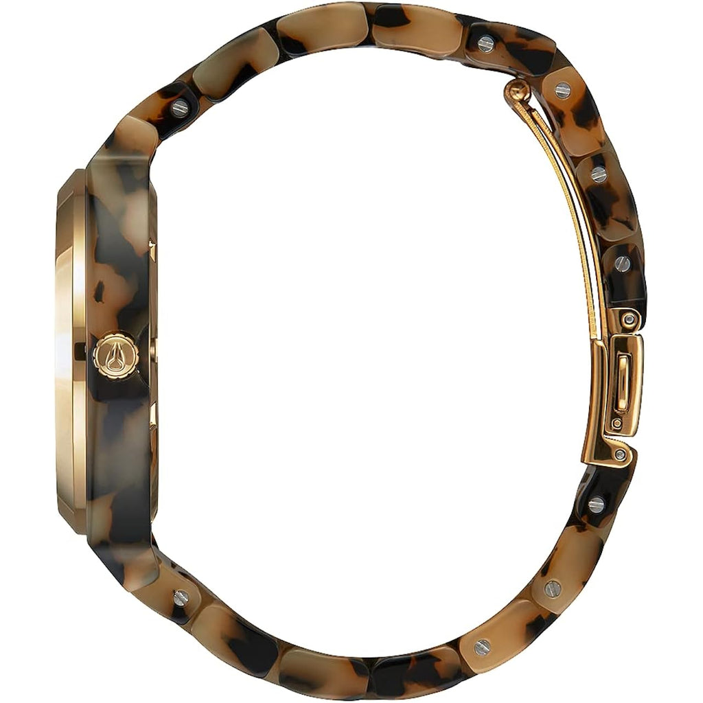 Nixon Time Teller Acetate A327-100M Water Resistant Women'S Analog Fashion Watch (37Mm Watch Face, 20Mm Acetate Band)