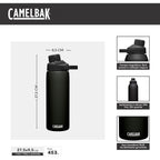 Camelbak Chute Mag Vacuum Insulated Stainless Steel Water Bottle, Magnetic Leak‑Resistant Cap For Everyday Hydration