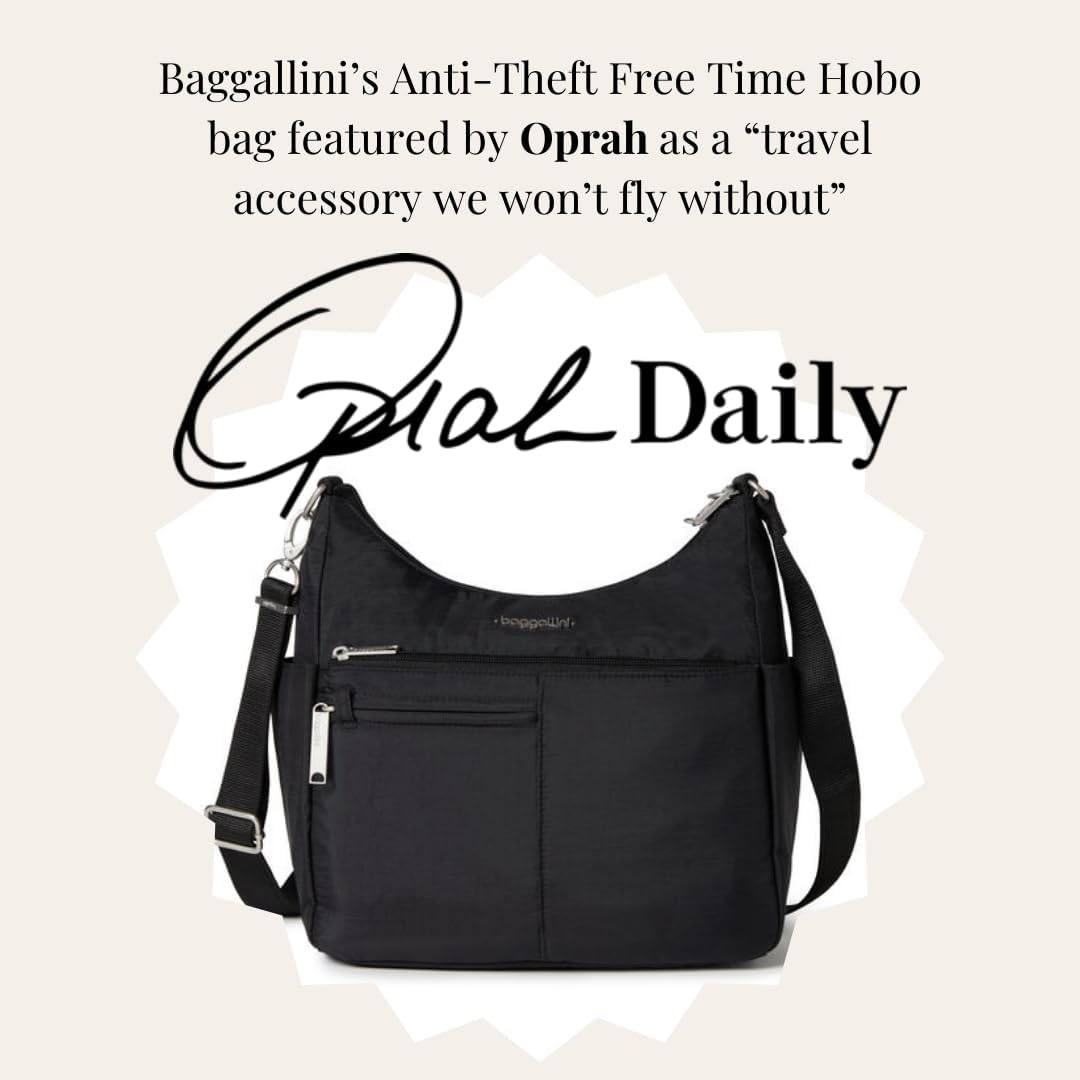 Baggallini Women's Securtex Anti-theft Free Time Crossbody Bag | Securtex, Anti-Theft