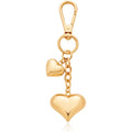Heart KeyChain for Women Bagchain Gold Silver Fashion Keychains Accessories
