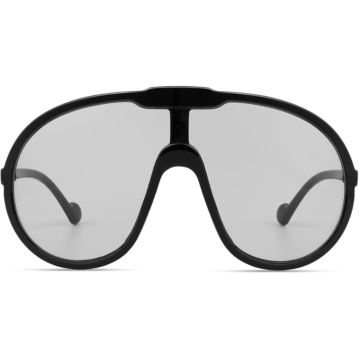 GFUIARA Trendy Oversized Sunglasses for Women Men Fashion Shield Aviator Sun Glasses UV400 Protection Goggles