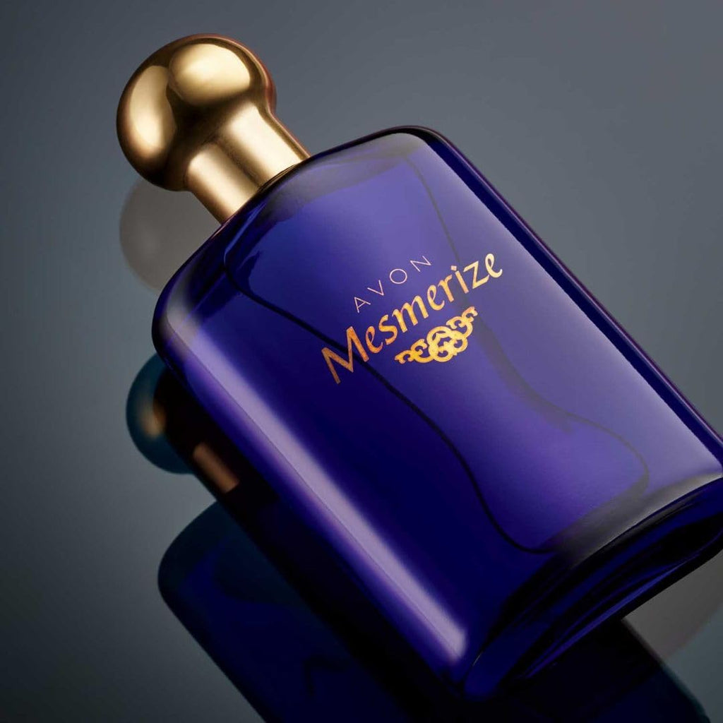 AVON Mesmerize Cologne for Men – Long-Lasting Sandalwood and Spicy Blend – Mens Cologne with Warm Amber – Classic Signature Perfume for Him – 3.4 fl oz Travel Size Ideal for Everyday Wear & Gifting