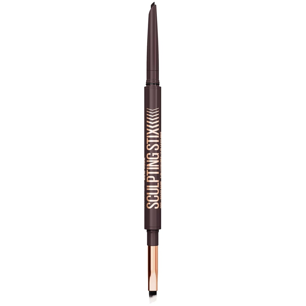 Maybelline Sculpting Stix 2-In-1 Eyeliner, Dual Ended Brown Eye Liner With Up To 24Hr Wear, Smudge And Sweat-Resistant Eye Makeup Formula, Smooth Espresso, 1 Count