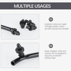 60 Pieces Drip Irrigation 1/4" Barbed Tubing End Plugs,Barbed Connectors End Cap For Drip Or Sprinkler Systems