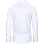 Alimens & Gentle Slim Fit Dress Shirts For Men Long Sleeve Stretch Stain Proof Wrinkle Free Button Down Shirts Formal Shirts
