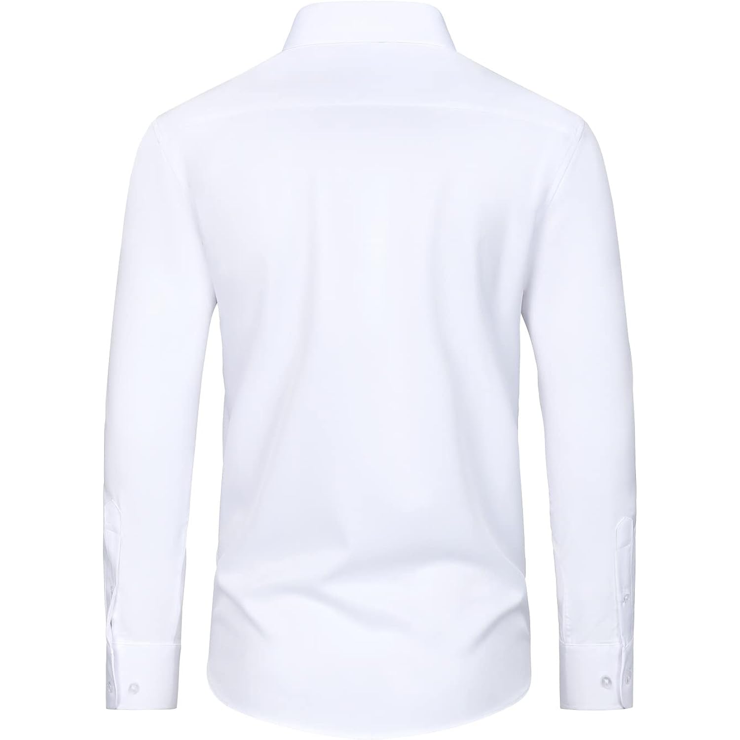 Alimens & Gentle Slim Fit Dress Shirts For Men Long Sleeve Stretch Stain Proof Wrinkle Free Button Down Shirts Formal Shirts