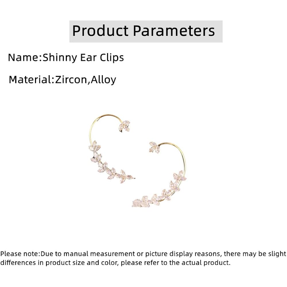 2PCS Earrings Hook Without Pierced Ear Bone Clip Ear Clip