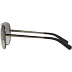Michael Kors womens Mk5004 Chelsea Aviator Sunglasses Gunmetal/Black/Grey Gradient
