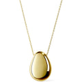 Ana Luisa Pebble Pendant Necklace for Women - 14K Gold Plated and Silver Rhodium Plated Trendy Teardrop Necklace with Lobster Clasp - Hypoallergenic, Water-Resistant, Tarnish-Free Jewelry