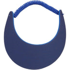 Otto Caps Fabric Foam Sun String Visor, Royal