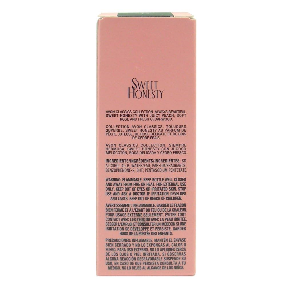 AVON Sweet Honesty Cologne for Women — Fresh Cedarwood Long Lasting Perfumes for Women — Clean Floral Women’s Fragrances with Rose and Lily, 1.7 fl oz — Designer Womens Perfume Gift
