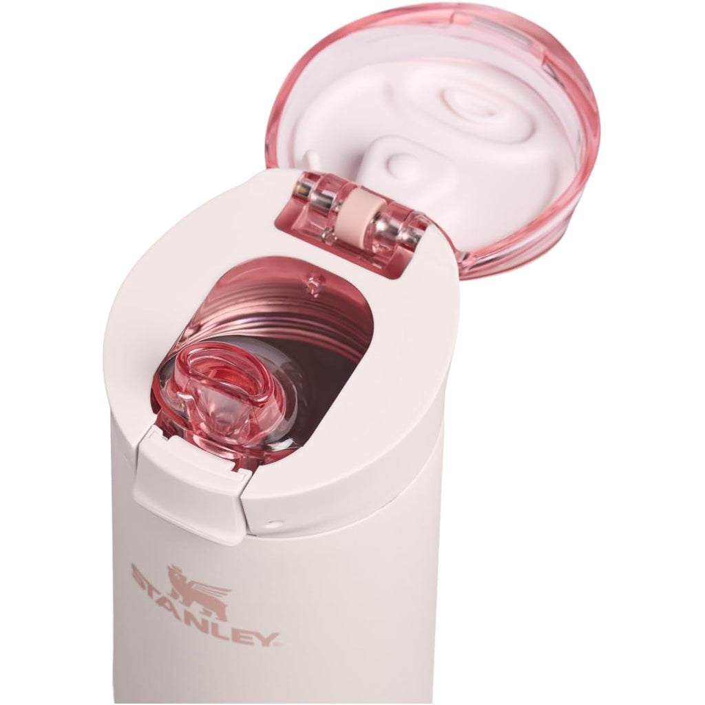 Stanley Flowstate Spring Bottle | Leakproof Water Bottle With Carry Strap & Flip-Top Locking Lid | Insulated Stainless Steel | Fits Most Cup Holders | Bpa-Free | 20 Oz | Rose Quartz